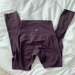 Lululemon align pant II, size 2, boysenberry